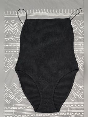 Toteme New Without Tags Smocked One Piece Swimsuit Size Large